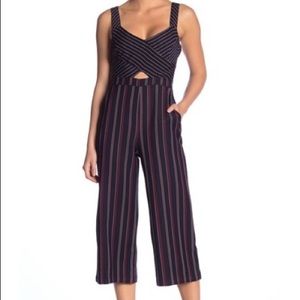 NWT: BCBGeneration Modern Striped Jumpsuit. 10.
